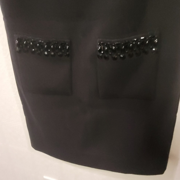 Kate Spade Boat Neck Sequin Trim Pencil Dress - Picture 5 of 9